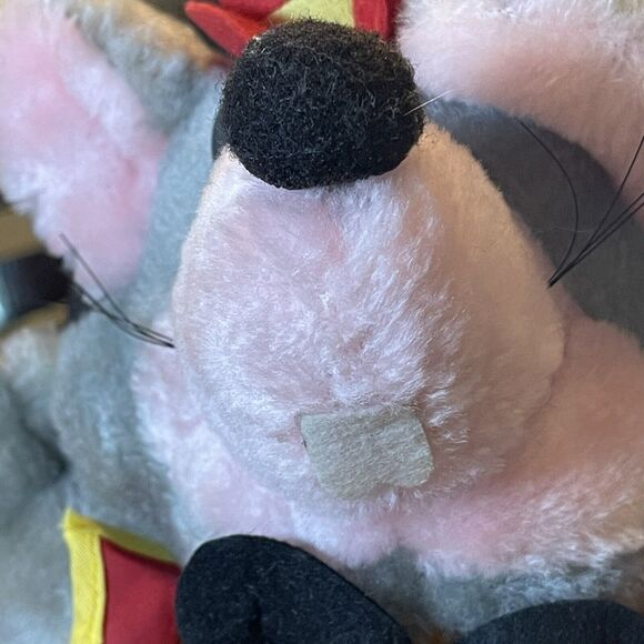 Chuck E Cheese Plush Rat Mouse 14" Vtg Late 70s Pizza Time Theatre Orig Owner - Picture 8 of 13